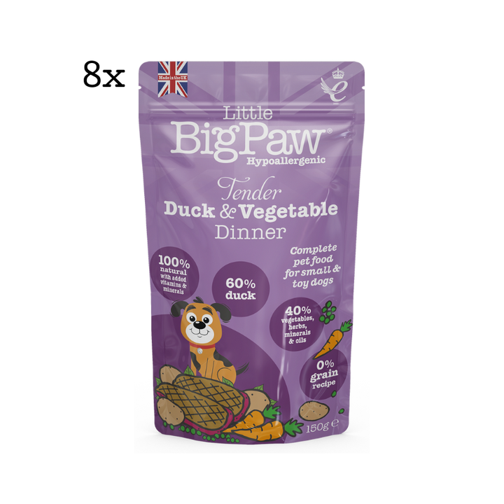 Tender Duck & Vegetable Dinner Wet Food for Small Breed Dogs