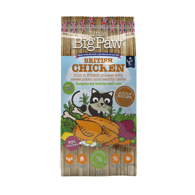 British Chicken Complete dry food for Adult Cats