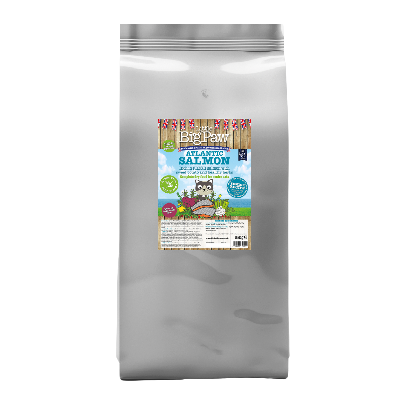Atlantic Salmon Complete dry food for Senior Cats