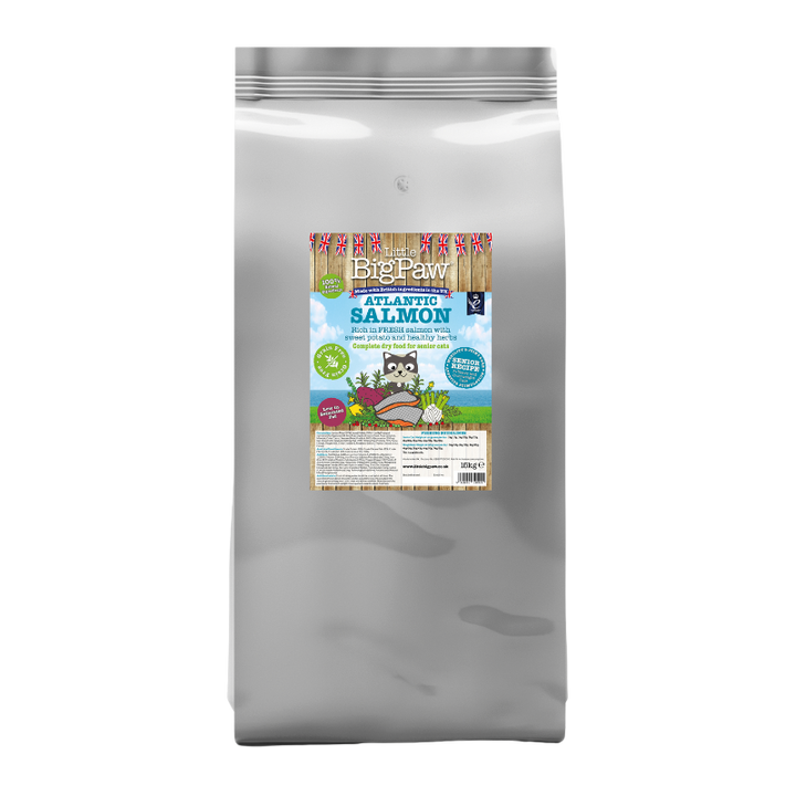 Atlantic Salmon Complete dry food for Senior Cats