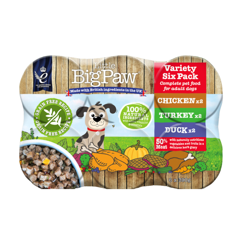 24x390g Little BigPaw Variety Tins