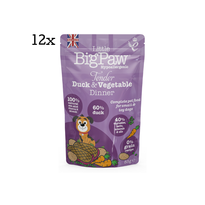 Tender Duck & Vegetable Dinner Wet food Dogs Big Pack