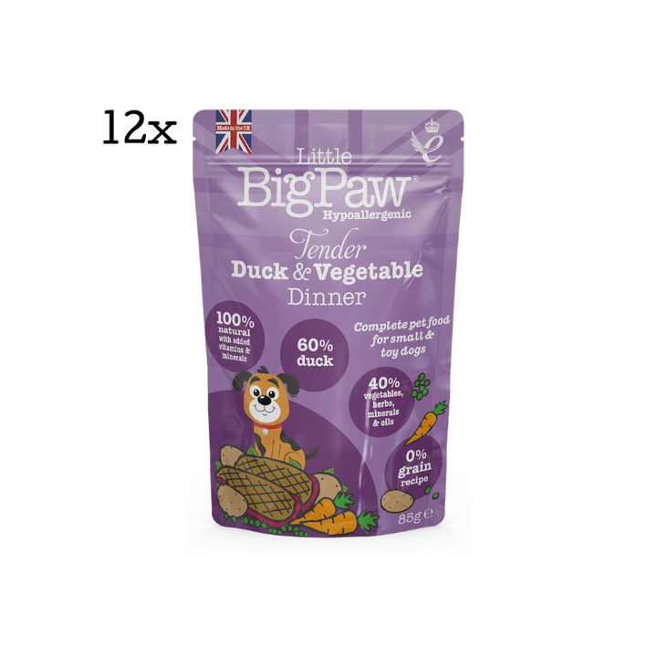 Tender Duck & Vegetable Dinner Wet Food for Small Breed Dogs