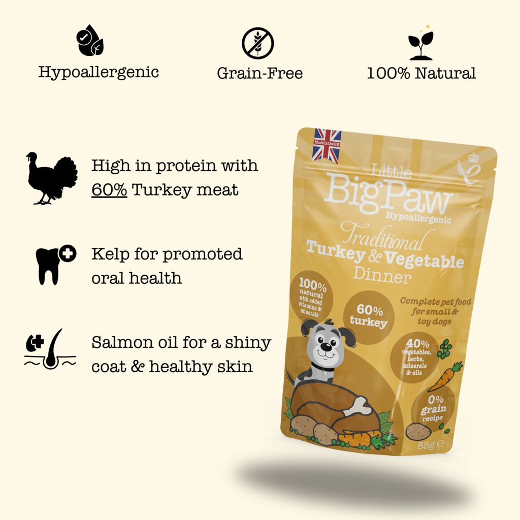 Traditional Turkey & Vegetable Dinner Pouches Big Pack