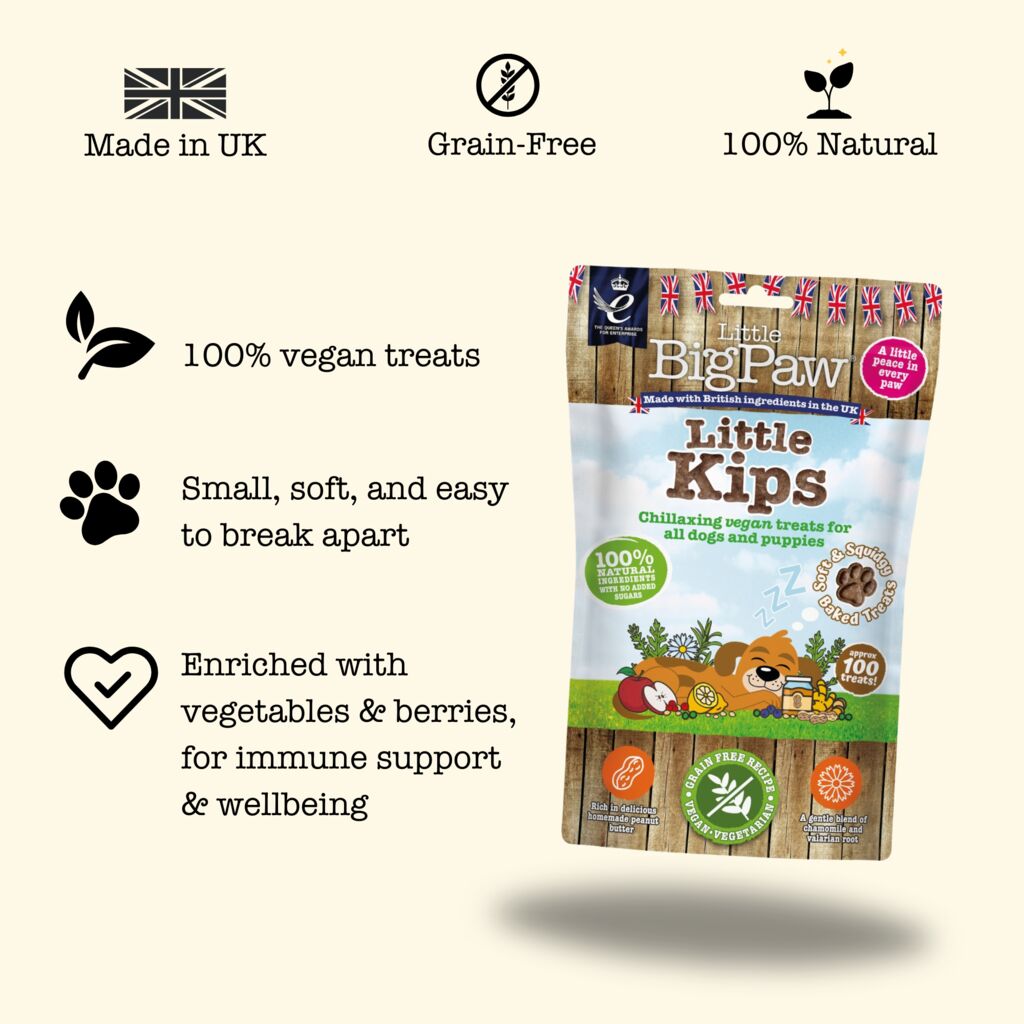 Little Kips Chillaxing Vegan Treats for Dogs 12 x 90g