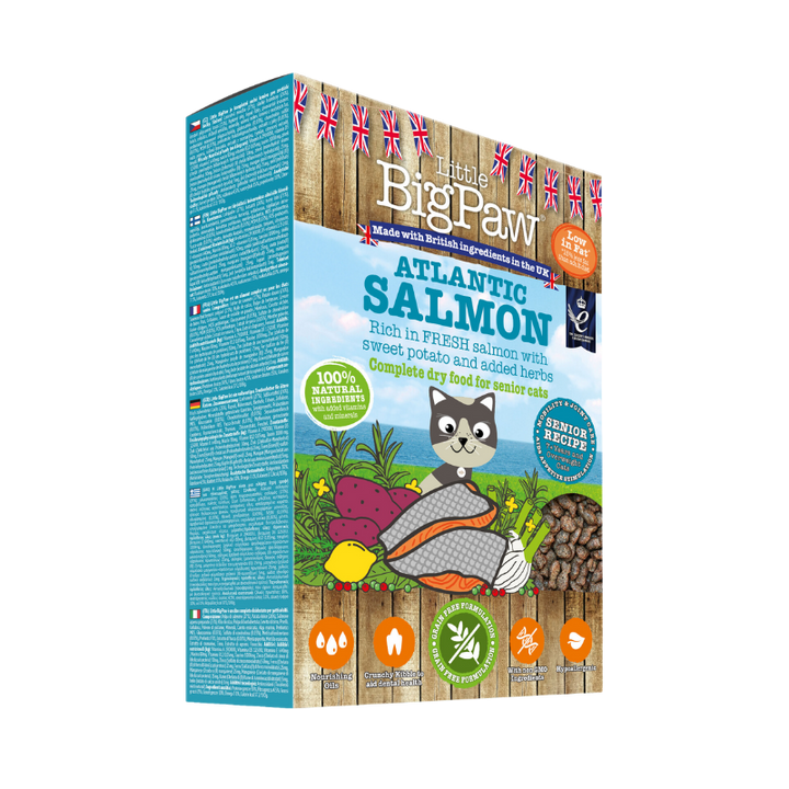 Atlantic Salmon Complete dry food for Senior Cats