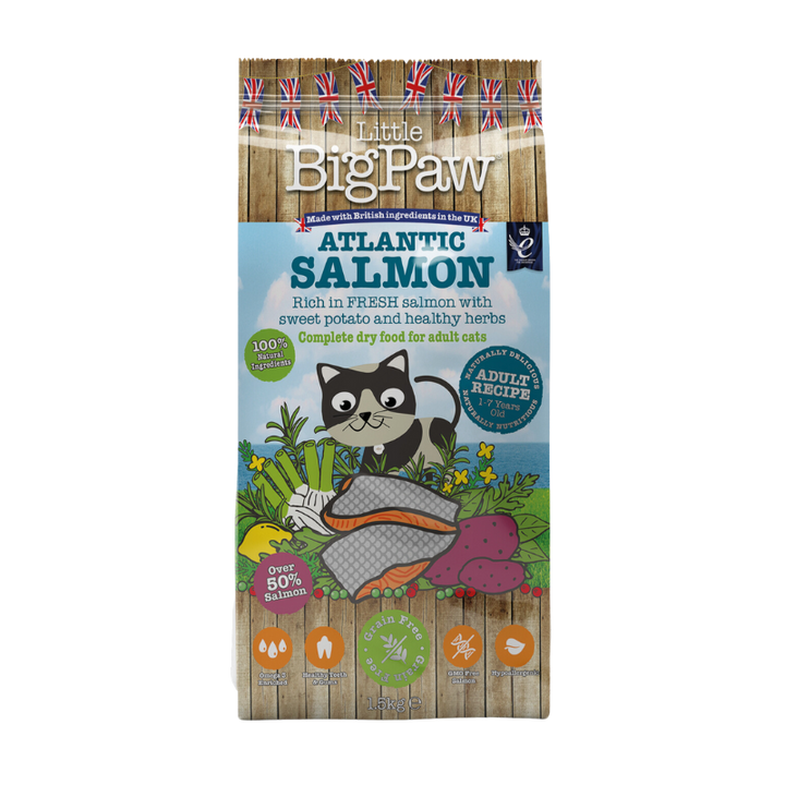 Atlantic Salmon Complete dry food for Adult Cats