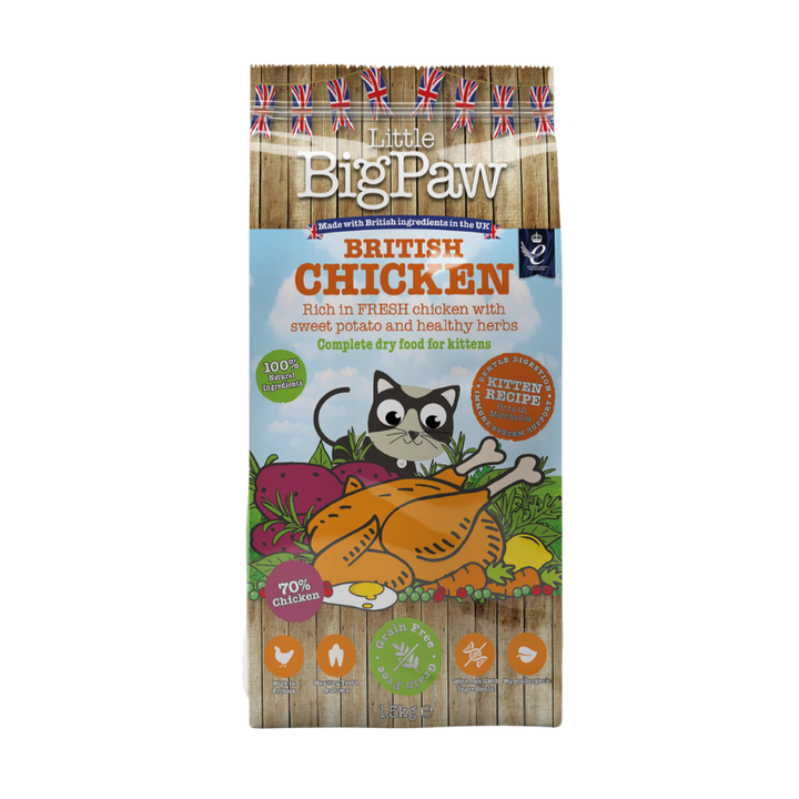 British Chicken Complete dry food for Kittens