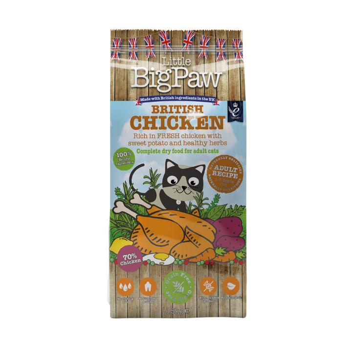 British Chicken Complete dry food for Adult Cats