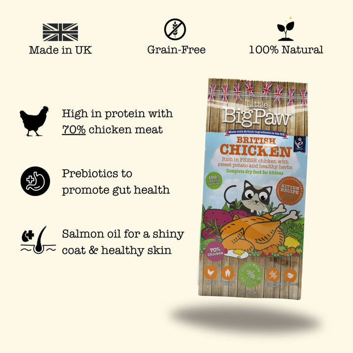 British Chicken Complete dry food for Kittens